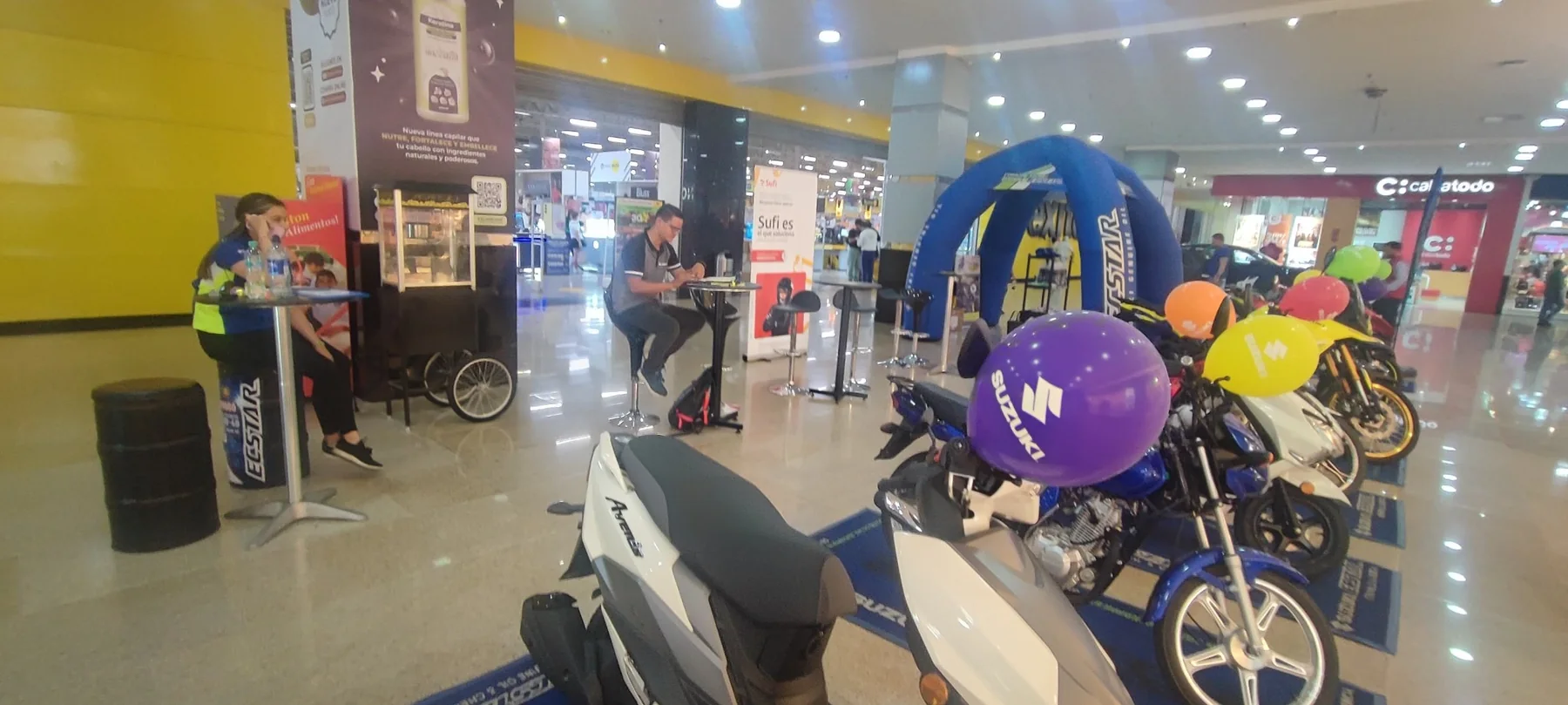 Activación promocional en centro comercial